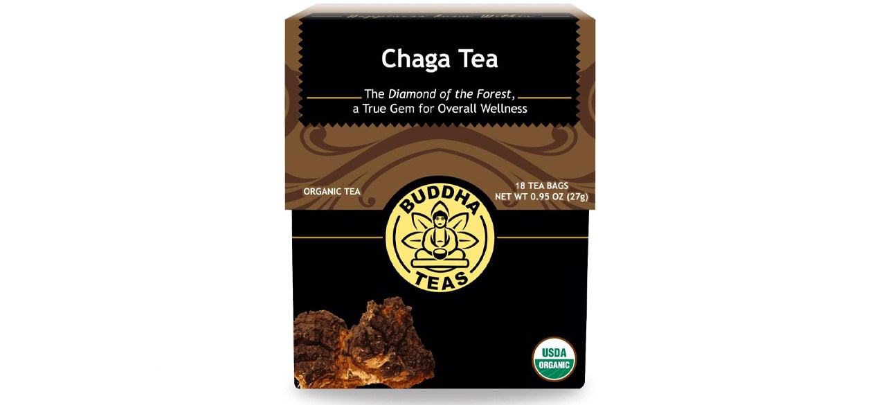 Buddha Teas Chaga Mushroom 18 Tea Bags