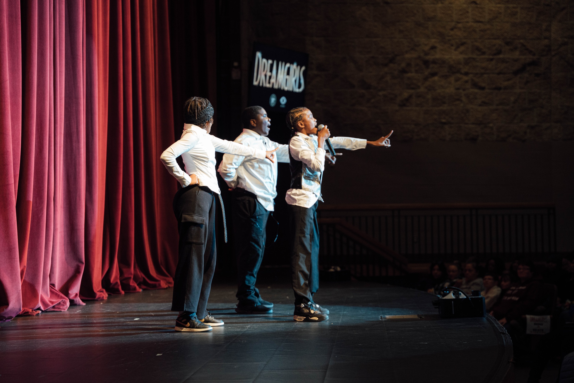 Under the direction of Keith Day, Jr., founder of Day Vision Entertainment and Director of Performing Arts for the River Rouge School District, students bring Motown history to life in M25: The Story Behind Motown’s Biggest Night, blending performance, storytelling, and cultural education. Photo courtesy of Day Vision Entertainment