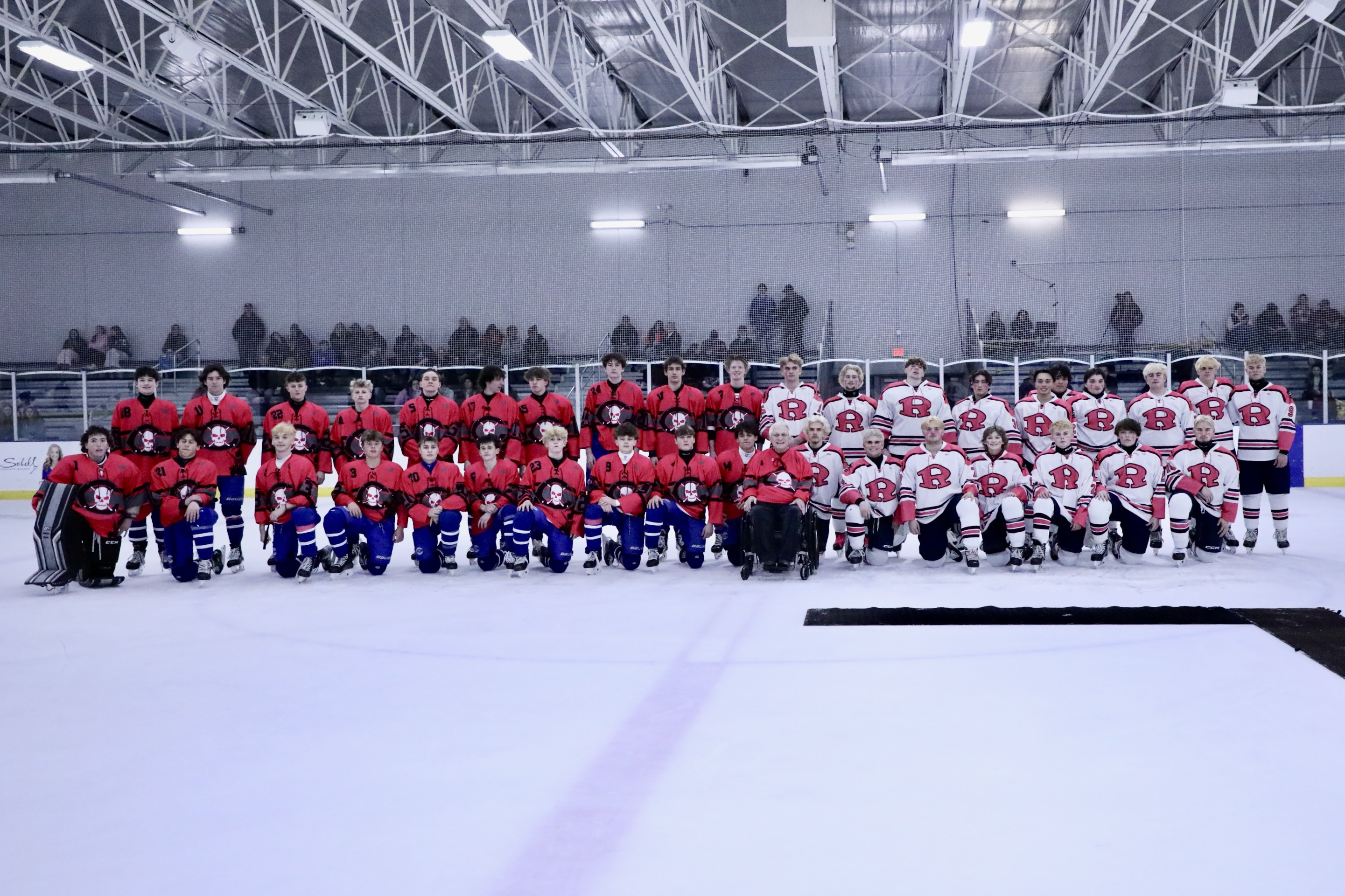 The Gibraltar Carlson ice hockey team won its fourth straight...